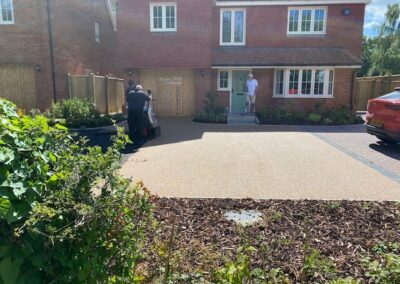 Driveway in Coral Burst from the Stonebound Range.